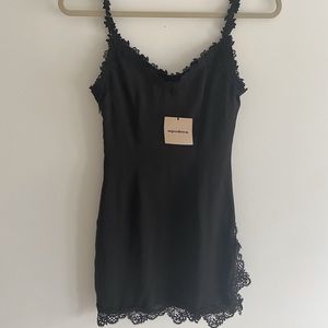 Bleu Mini Dress in Black